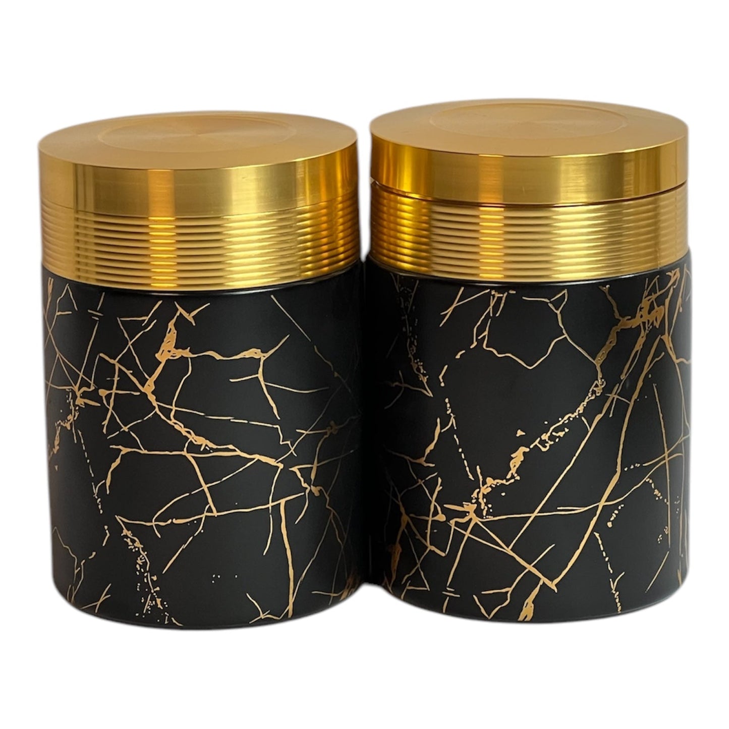 Black and golden spice set