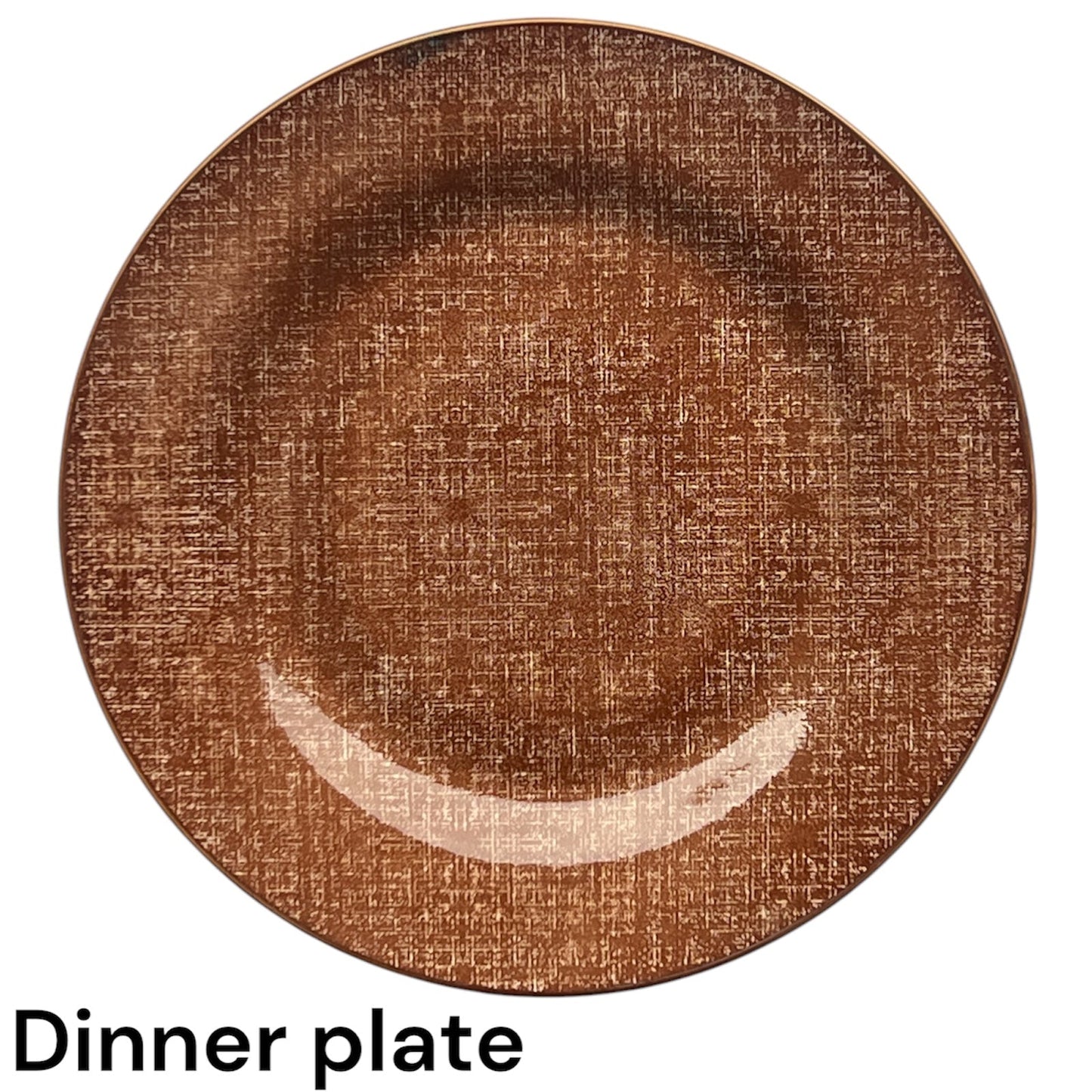 Earth tone 24 piece plate set