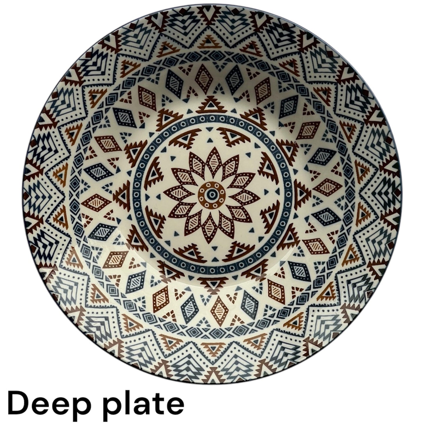 Midnight dune 24 piece plate set